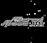 Altered Space - A 3-D Alien Adventure (USA) Title Screen